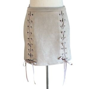 Elizabeth Ryan Suede Mini Skirt